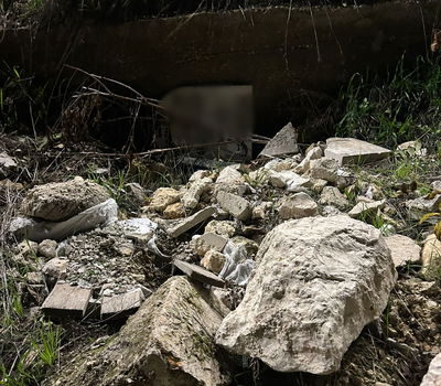 השחתת המצבות בבית הקברות המוסלמי