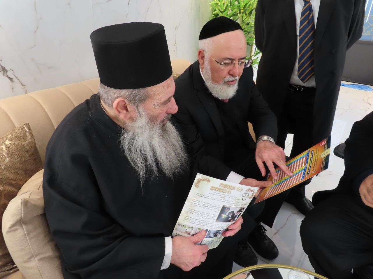 חכם ניסים בן שמעון בביקור באשדוד