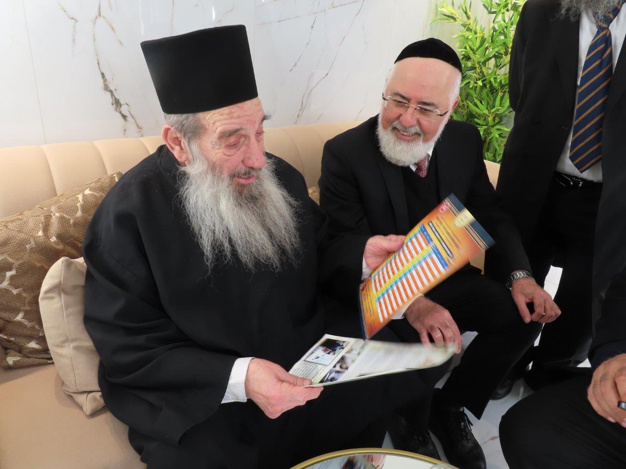 חכם ניסים בן שמעון בביקור באשדוד