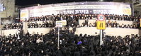 אחד מעצרות של העדה בירושלים נגד גזירת הגיוס