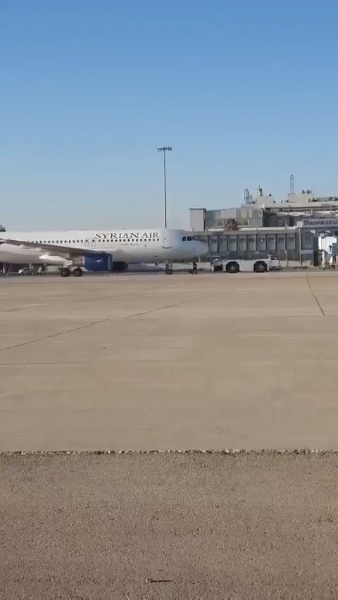 הטיסה הראשונה של Syrian Air אחרי נפילת המשטר