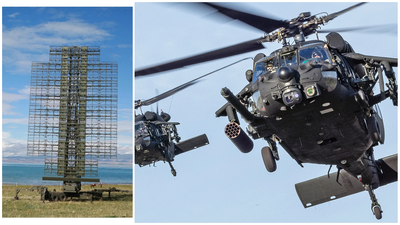 פוטוגניות צבאית הטובה בעולם - מסוקי UH‑60 / AH‑60 Black Hawk - מערת המכ"ם הסינית ה-JY-27A.