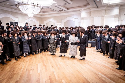 שמחת בית קרית צאנז ירושלים - אודווארי - קאסוב ויזניץ