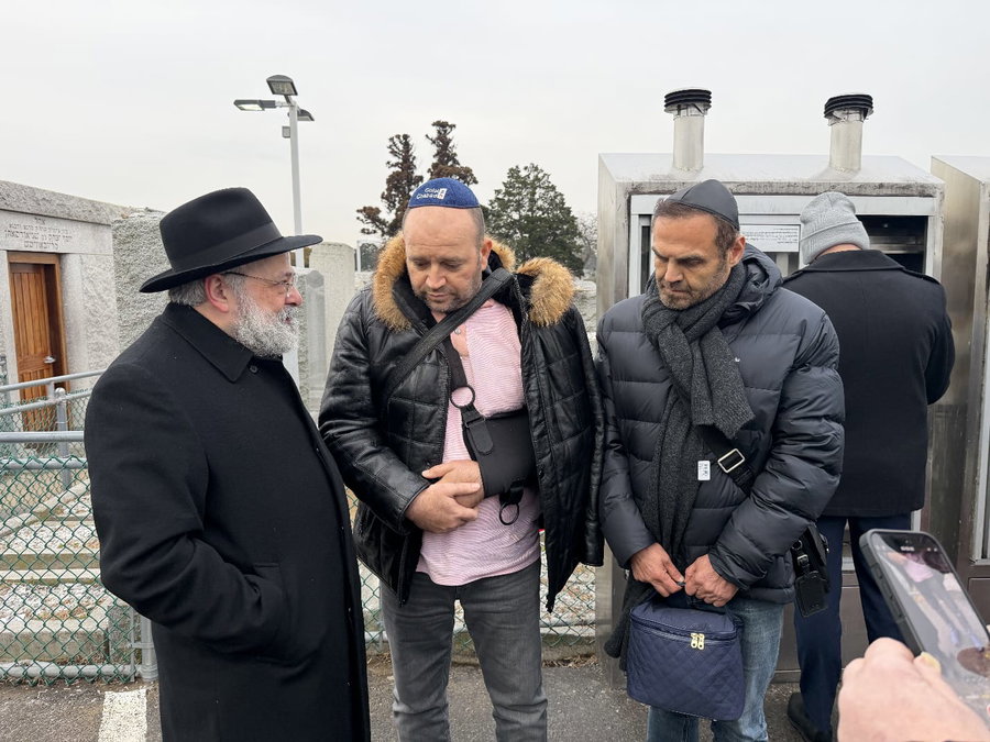 אחמד אל אחמד באוהל הרבי מחב"ד