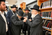 הגר"ד לנדו בחנוכת הבית לישיבת הר"ן