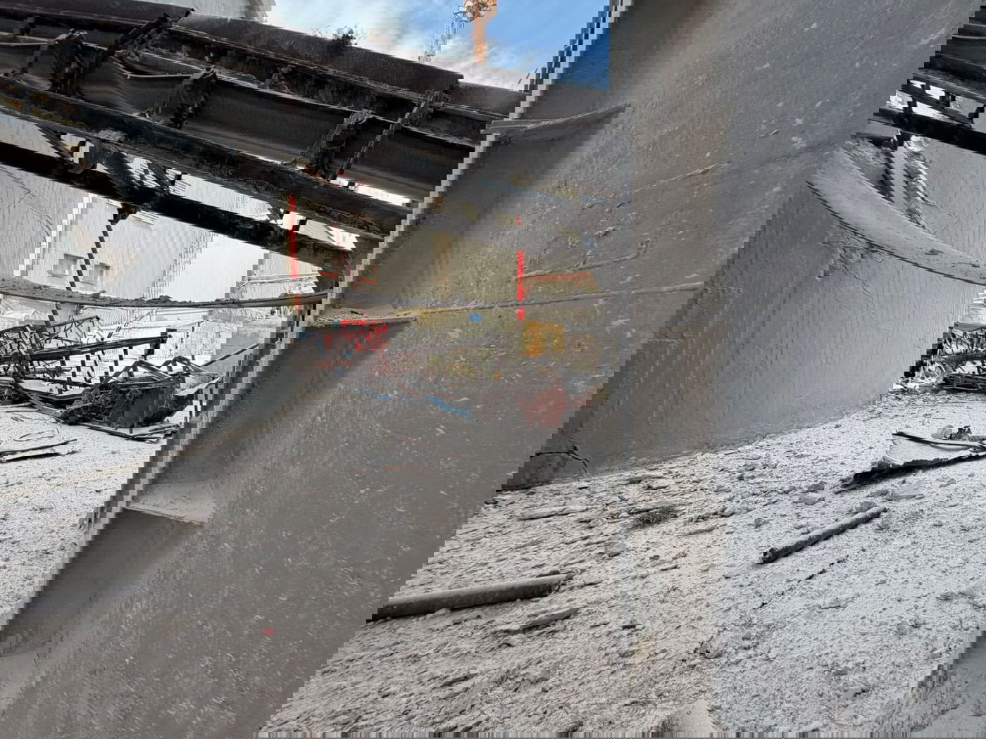 קריסת המבנה במפעל בירוחם