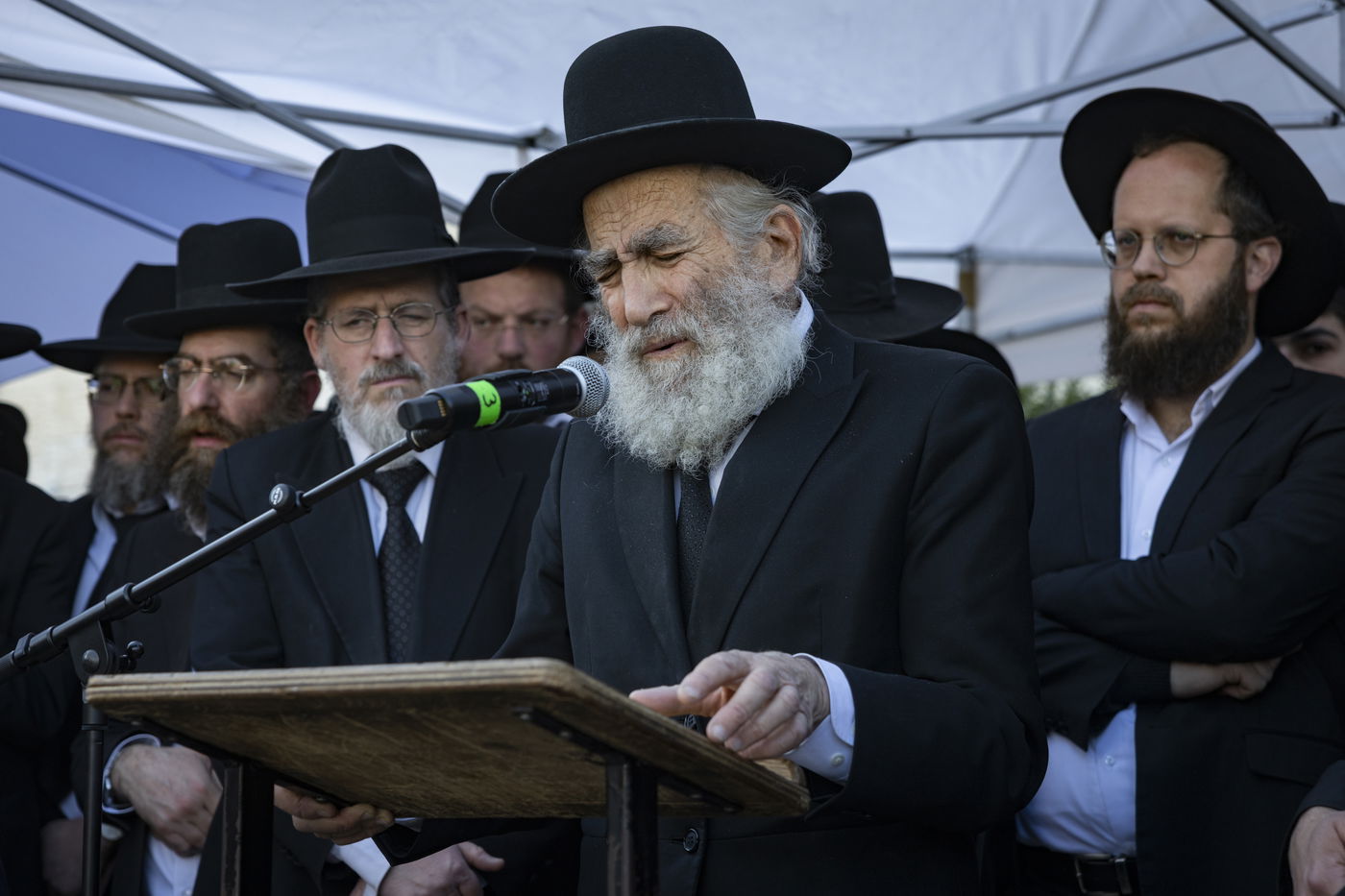 הלווית הנער החרדי יוסף אייזנטל ז"ל