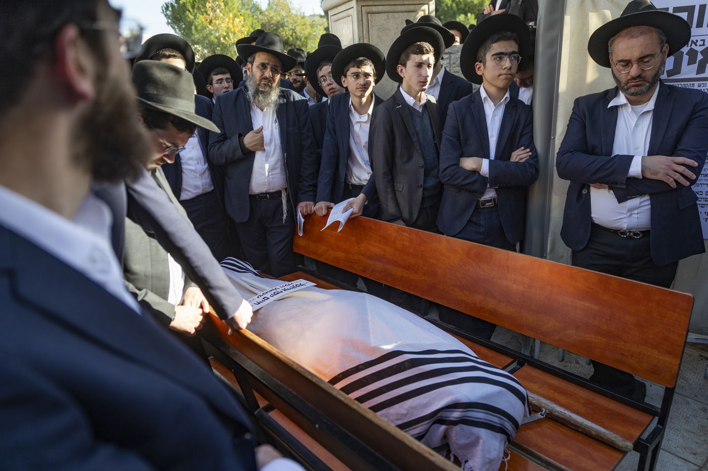 הלווית הנער החרדי יוסף אייזנטל ז"ל