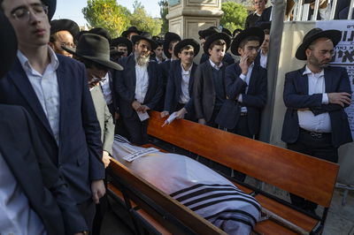 הלווית הנער החרדי יוסף אייזנטל ז"ל