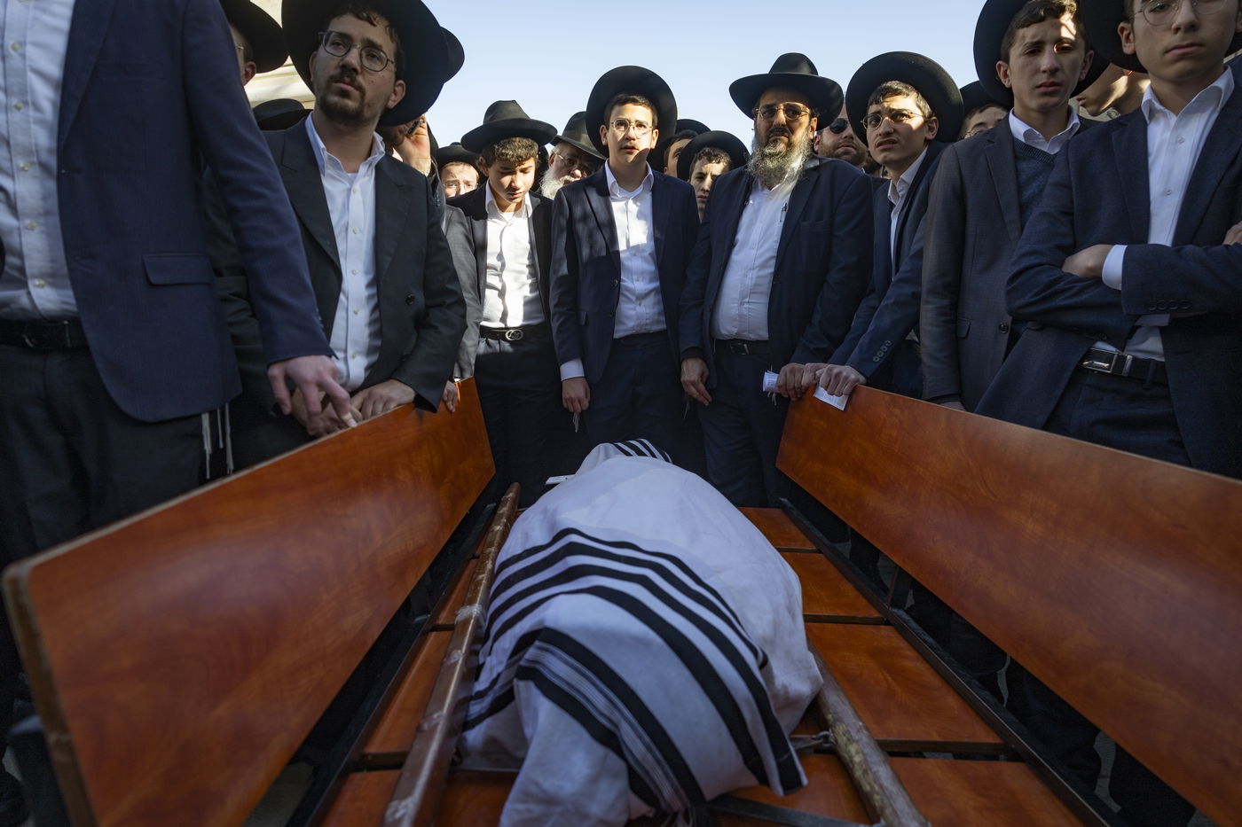 הלווית הנער החרדי יוסף אייזנטל ז"ל