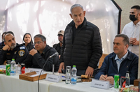 נתניהו בנגב עם השרים כץ ובן גביר