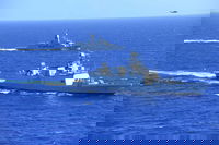 ספינת מלחמה במים עמוקים