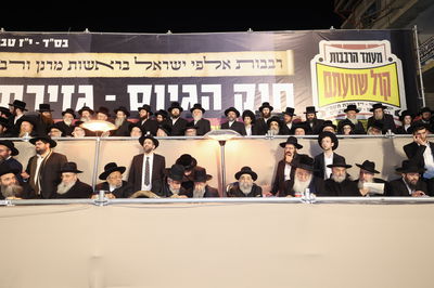 עצרת הרבבות בירושלים נגד גזירת הגיוס