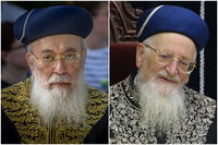 הראשונים לציון הגר"מ אליהו זצ"ל ויבל"א הגר"ש עמאר