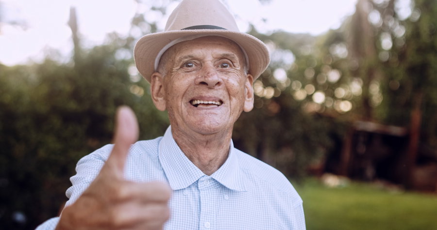 חקלאי ברזילאי מבוגר - מאושר גם בזקנה