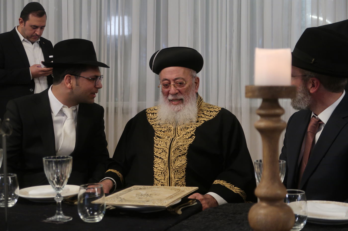 שמחת נישואי נכד הראשל"צ הגרש"מ עמאר