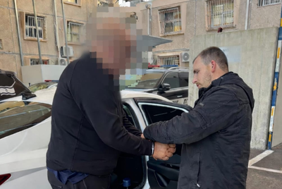 שלום דומרני ברגע מעצרו, הבוקר