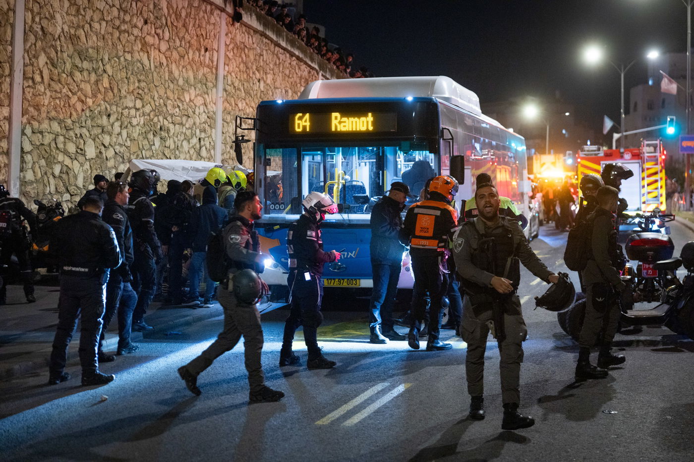 זירת הדריסה בירושלים