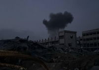 זירת התקיפה הערב