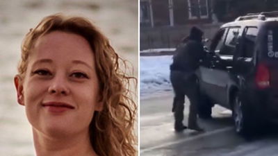 מימין תיעוד התקרית, משמאל רנה גוד