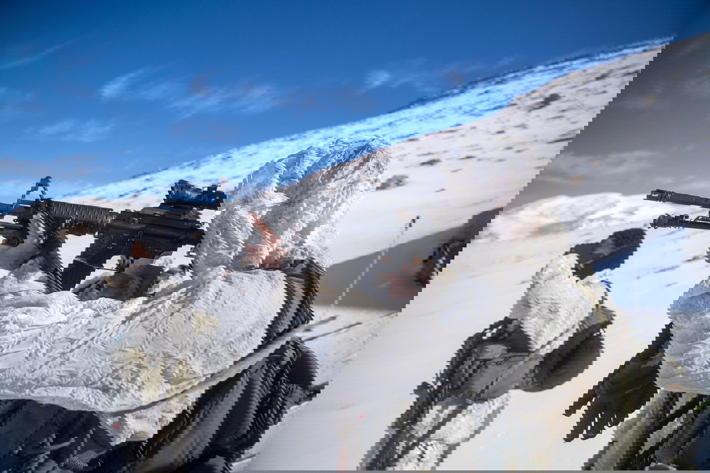 בשלג הכבד: כוחות 'האלפינסטים' השלימו את היערכותם המבצעית בכתר החרמון