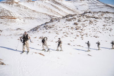 בשלג הכבד: כוחות 'האלפינסטים' השלימו את היערכותם המבצעית בכתר החרמון