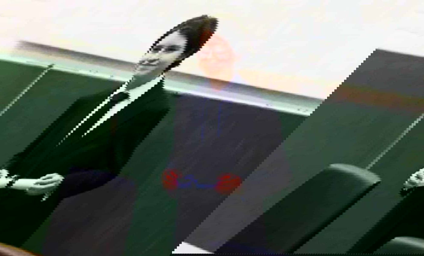 לורן סימונס בקבלת התואר