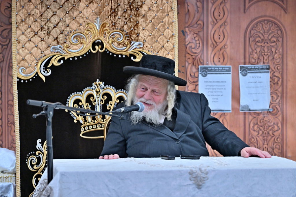 המקובל הגה"צ רבי אביש ציינוירט בשיחת חיזוק בבית שמש