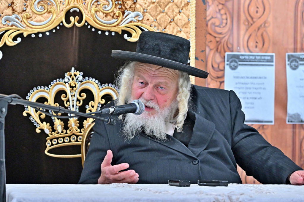 המקובל הגה"צ רבי אביש ציינוירט בשיחת חיזוק בבית שמש