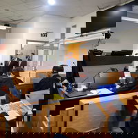 נתניהו באולם בית המשפט היום