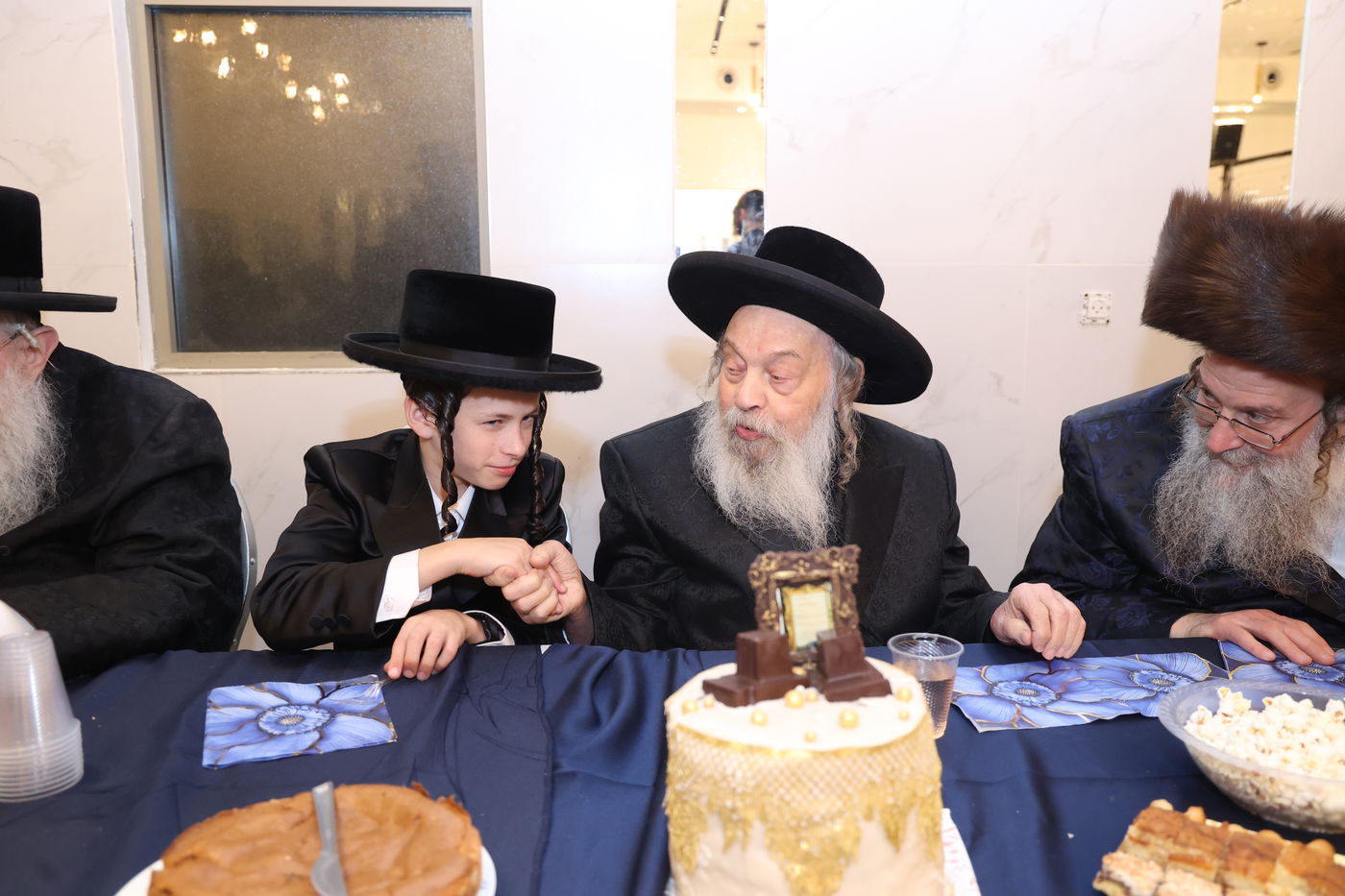 שמחת בר המצווה לנין האדמו"ר ממשכנות הרועים