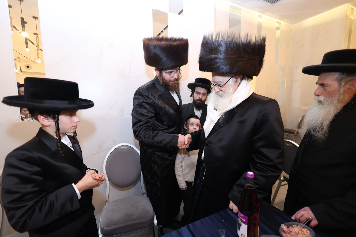 שמחת בר המצווה לנין האדמו"ר ממשכנות הרועים