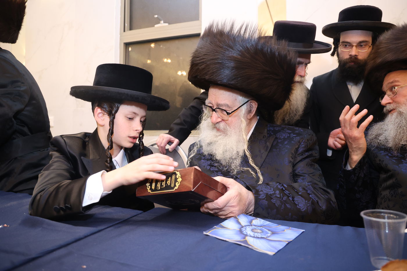 שמחת בר המצווה לנין האדמו"ר ממשכנות הרועים