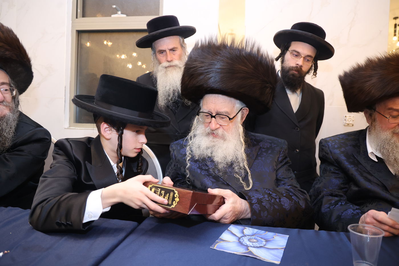 שמחת בר המצווה לנין האדמו"ר ממשכנות הרועים