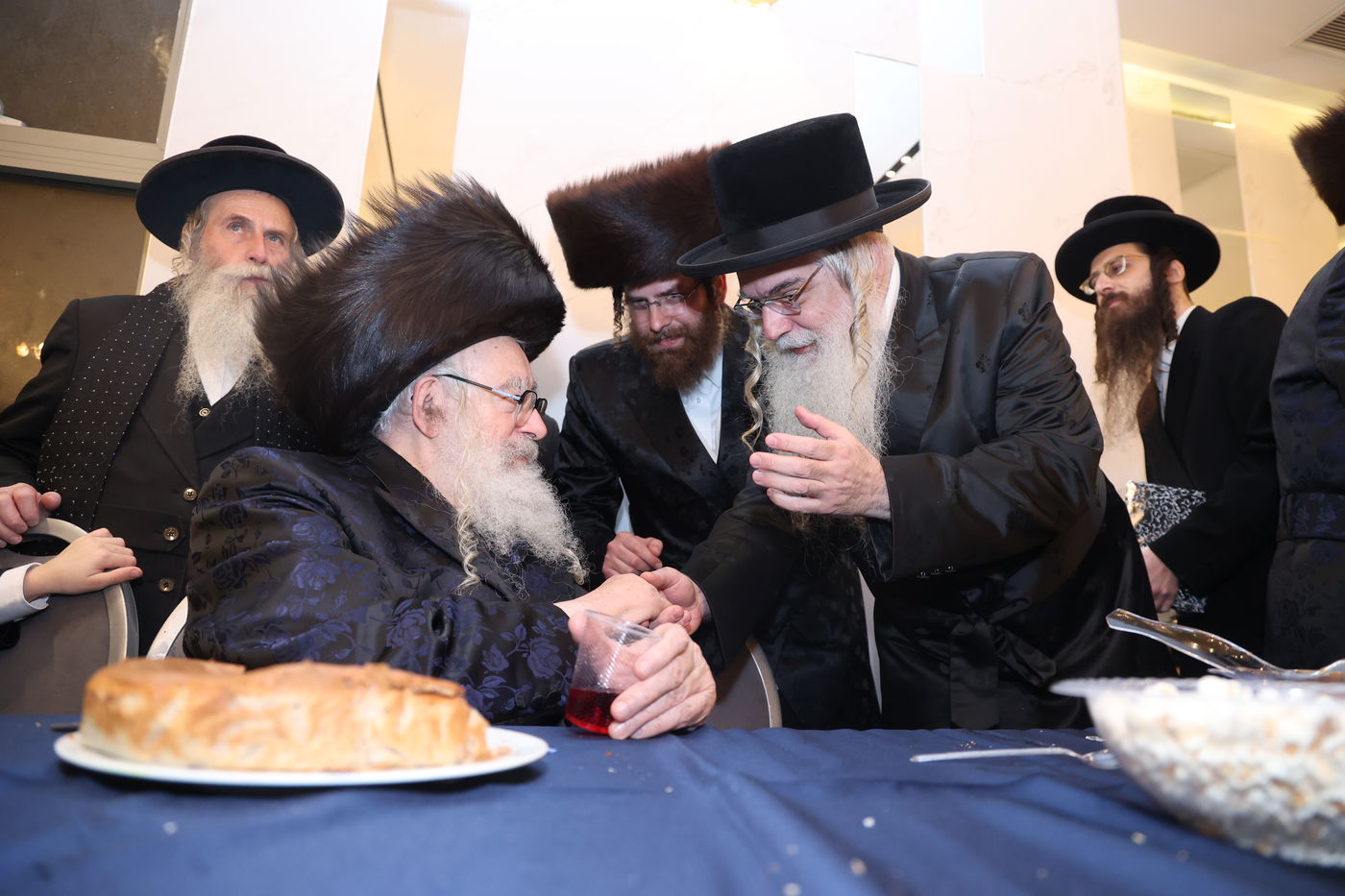 שמחת בר המצווה לנין האדמו"ר ממשכנות הרועים