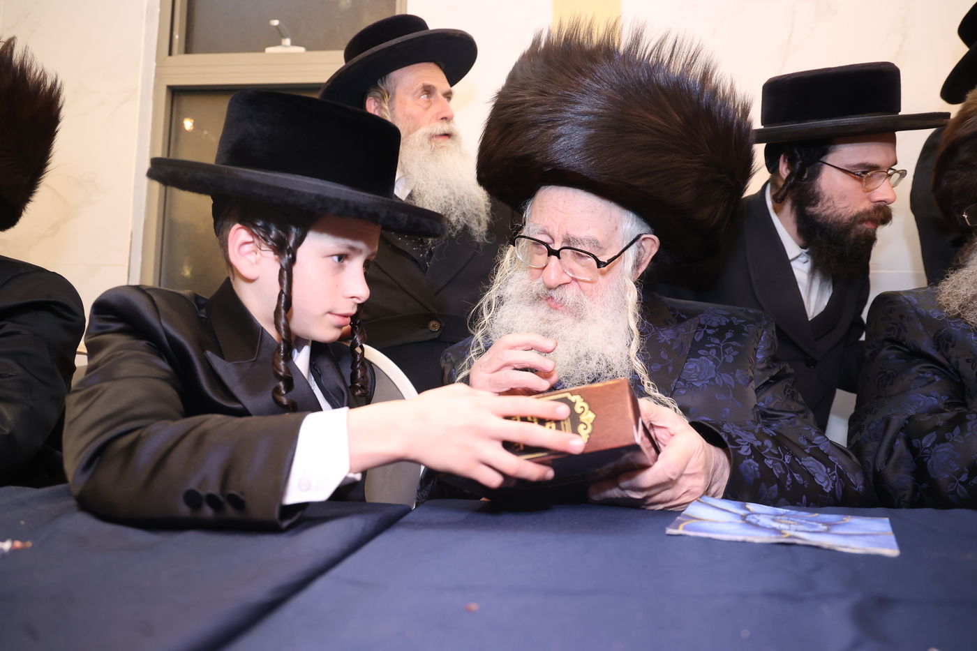 שמחת בר המצווה לנין האדמו"ר ממשכנות הרועים