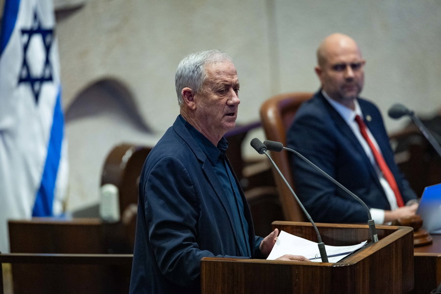 יו"ר כחול לבן בני גנץ