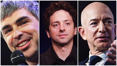 ג'ף בזוס סרגיי ברין ולארי פייג', 