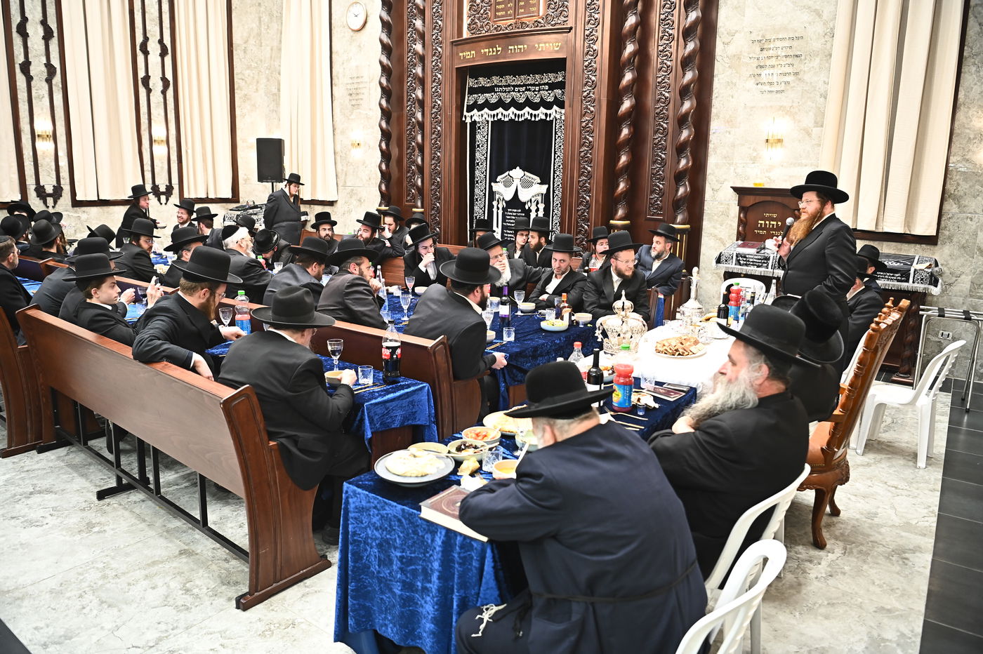 סיום מסכת בביהמ"ד מודז'יץ בביתר