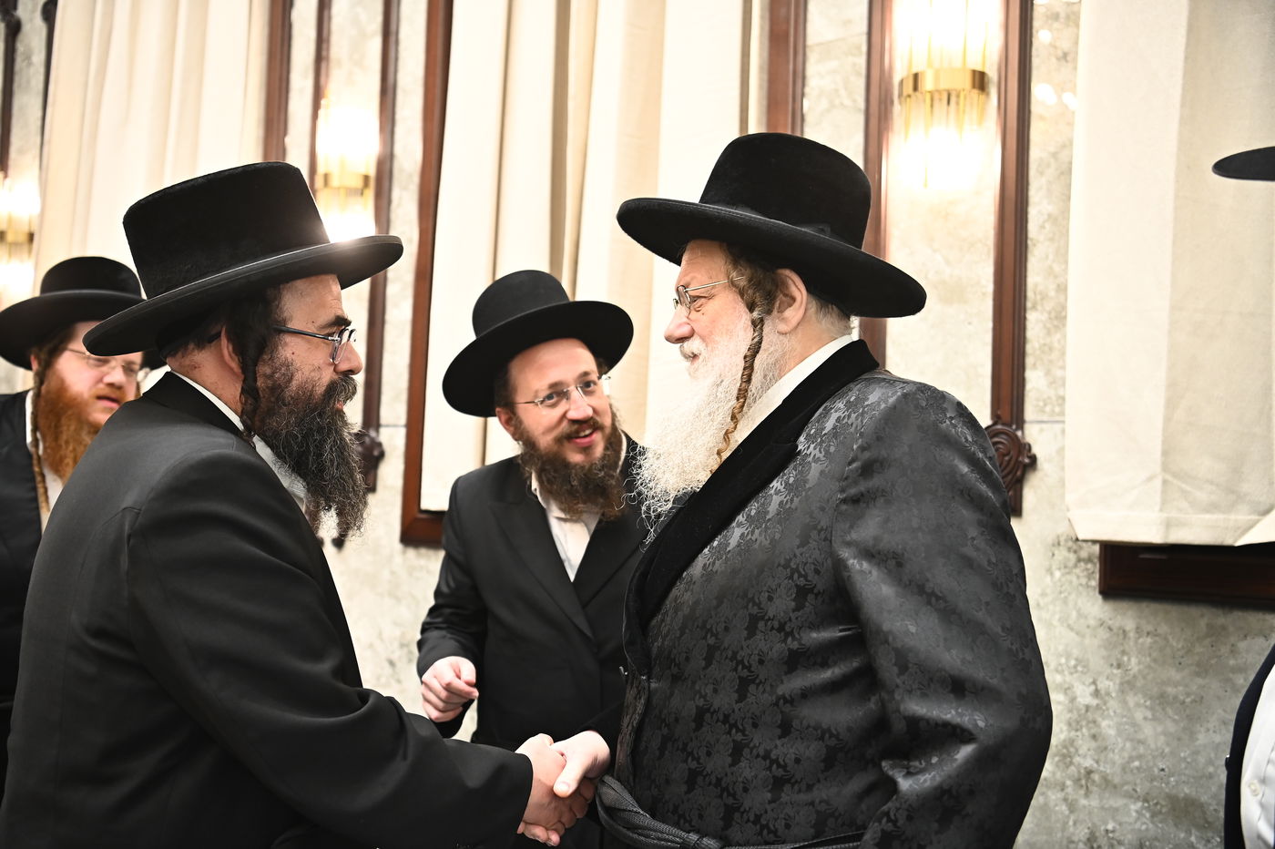 סיום מסכת בביהמ"ד מודז'יץ בביתר