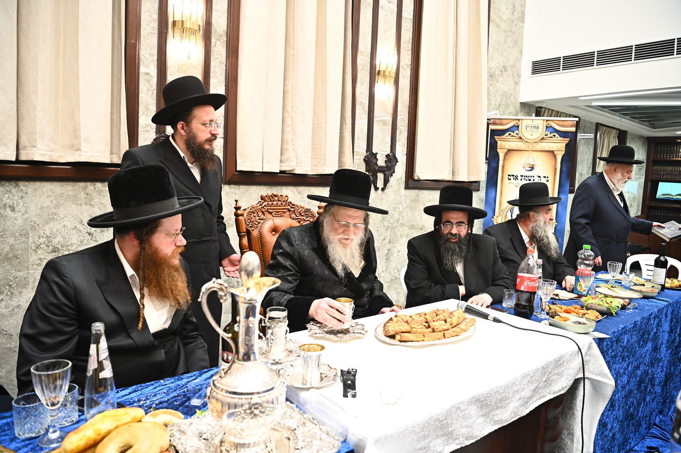 סיום מסכת בביהמ"ד מודז'יץ בביתר