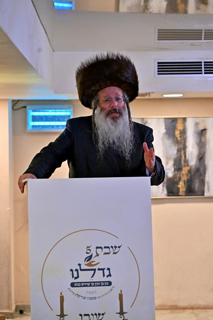 האדמו"ר משבט הלוי בשבת גדלנו