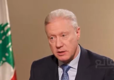 שר החוץ הלבנוני בתיעוד מההודעה החריגה