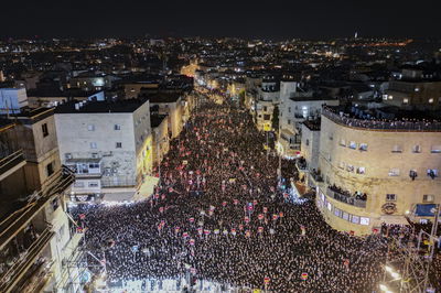 עצרת נגד חוק הגיוס