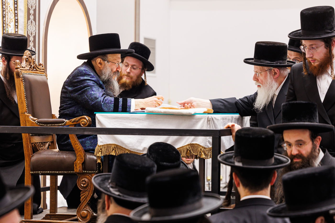 אסיפת התעוררות לרגל ימי השובבי"ם בחצה"ק באבוב 45