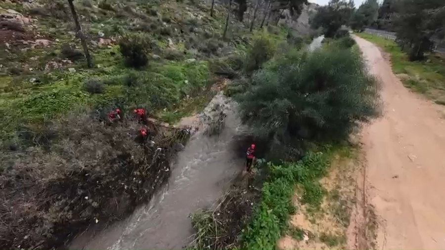 החיפושים בנחל אחר הנער החרדי