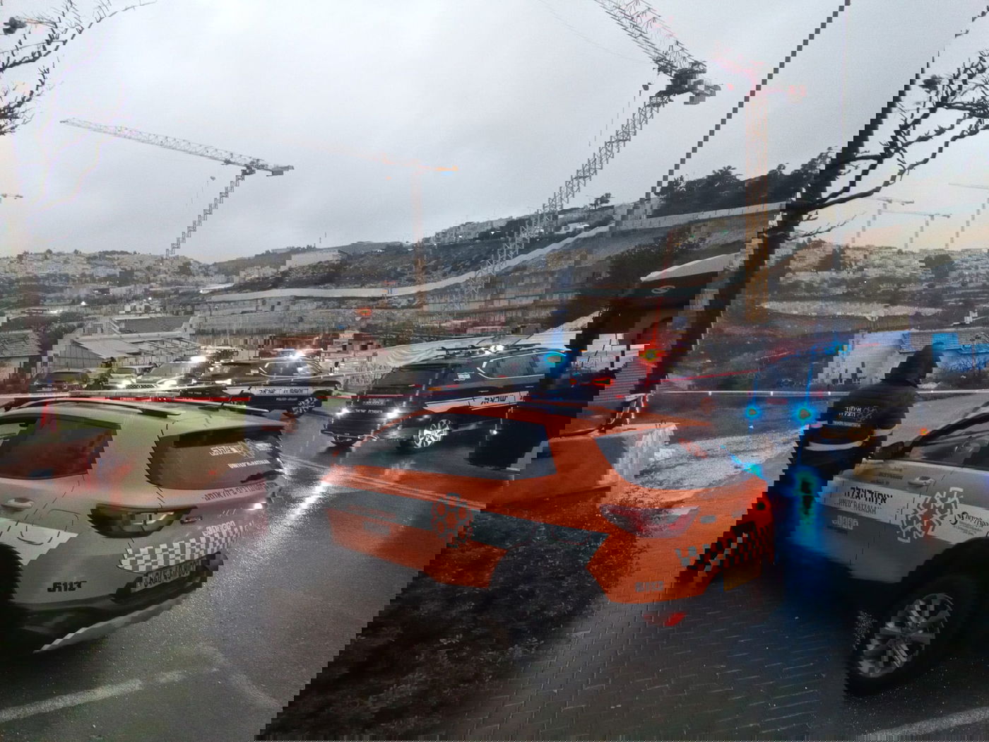 הכוחות בזירת הירי, הבוקר