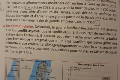 מקרון זועם: ספרי בגרות הציגו את השבעה באוקטובר כ"מתקפה על התנחלויות"