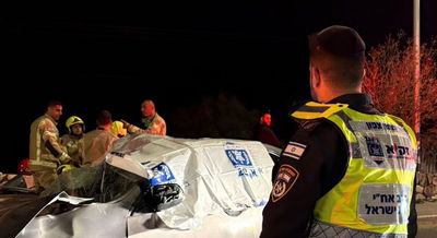 זירת התאונה הקטלנית