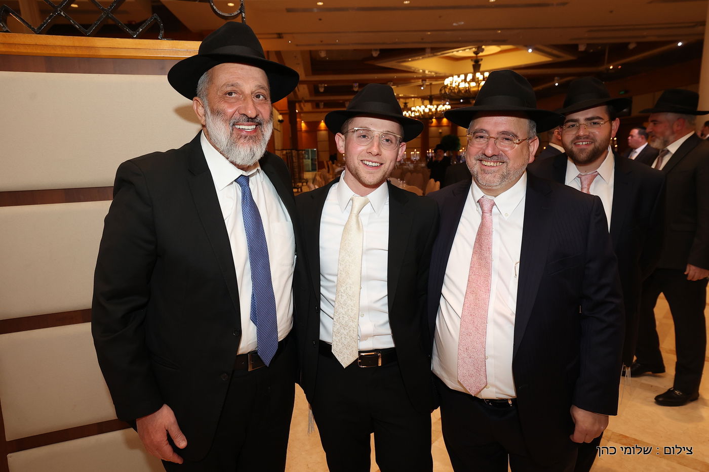 הרב רפי מנת חיתן את בנו; מי הגיע לאחל מזל טוב?